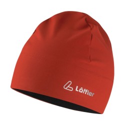 лыжная шапочка Löffler Mono красно-коричневая